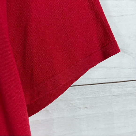 Vintage 1990s Happy Holidays Breakthrough Nutmeg T-Shirt Large - Picture 5 of 6